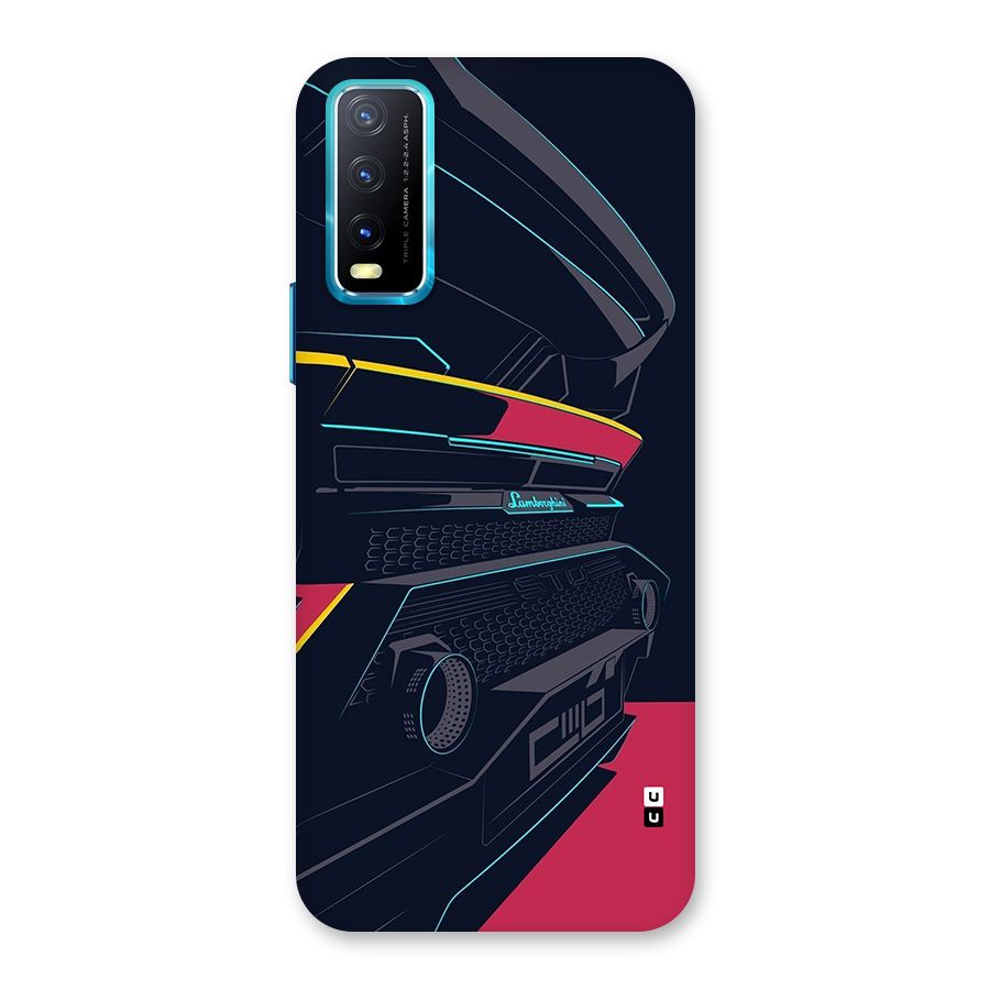 Super Car Parked Back Case for Vivo Y20A
