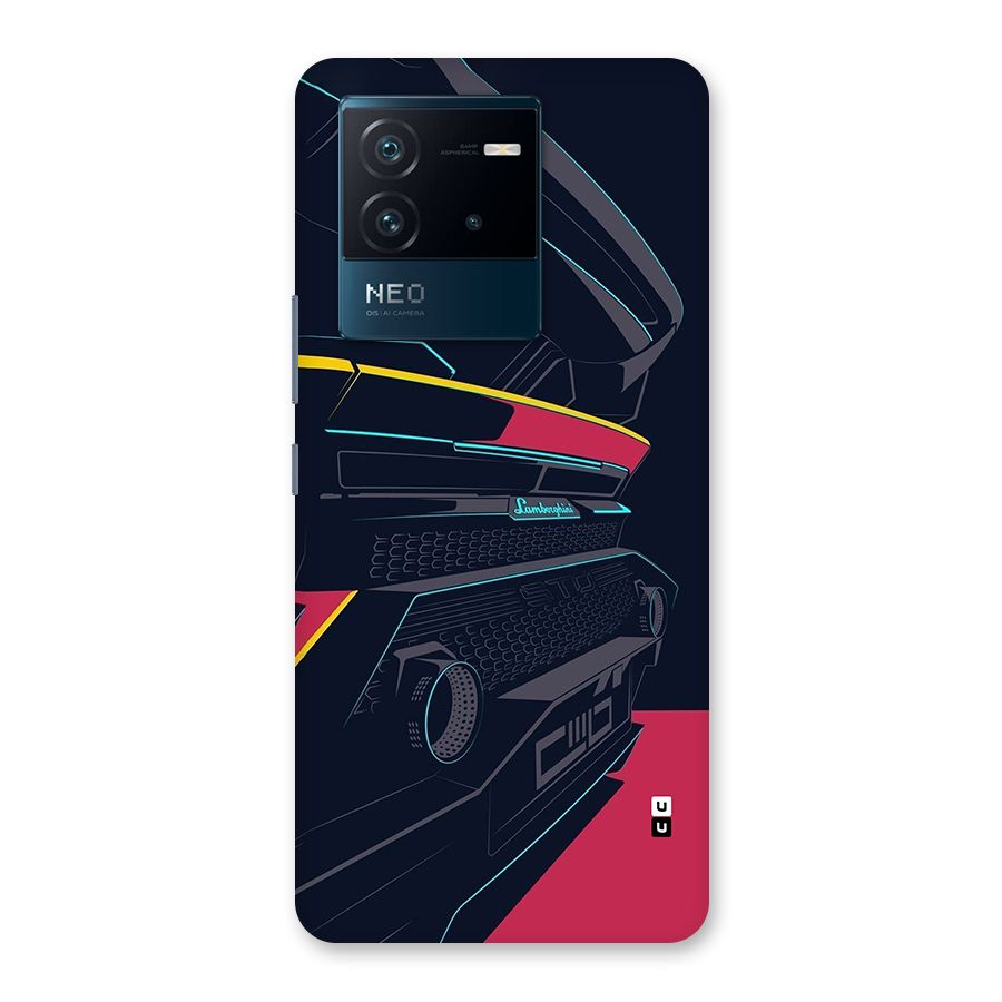 Super Car Parked Back Case for Vivo iQOO Neo 6 5G