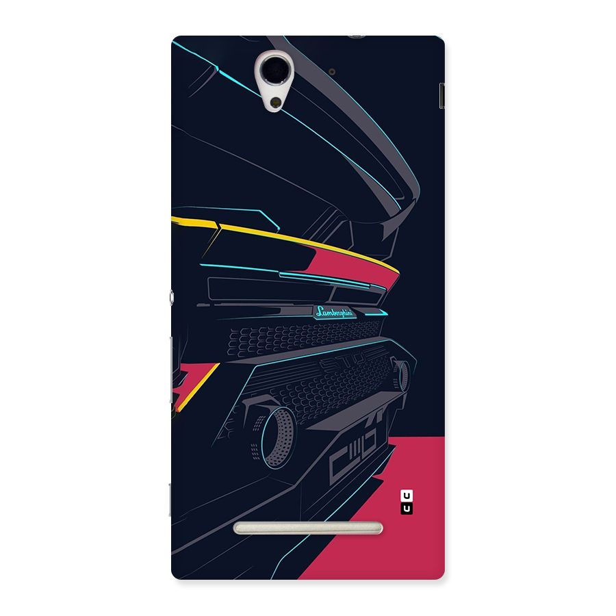 Super Car Parked Back Case for Xperia C3