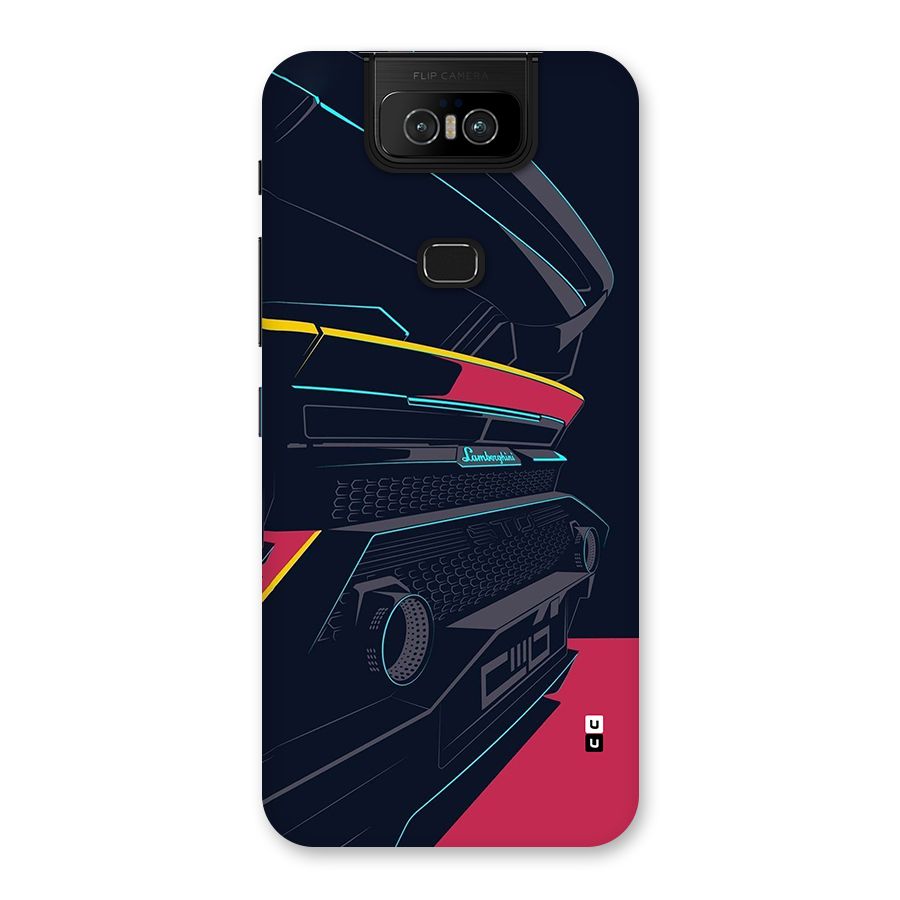 Super Car Parked Back Case for Zenfone 6z