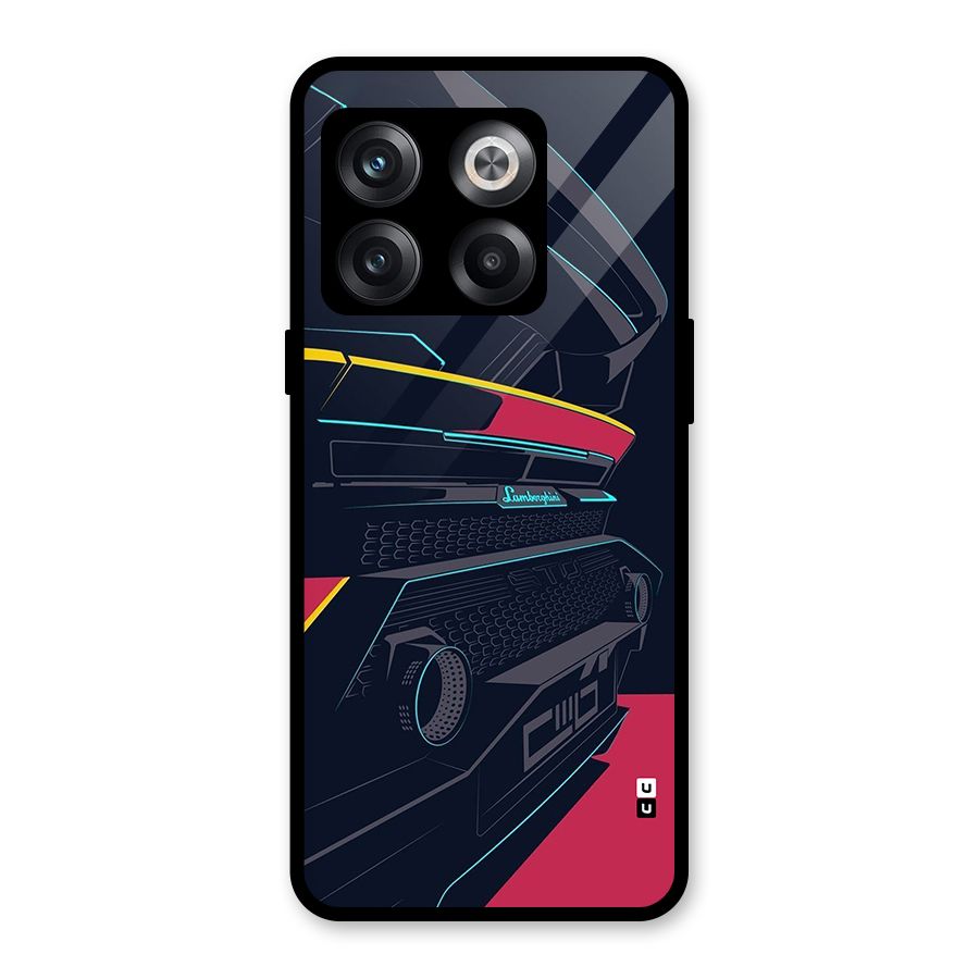 Super Car Parked Glass Back Case for OnePlus 10T