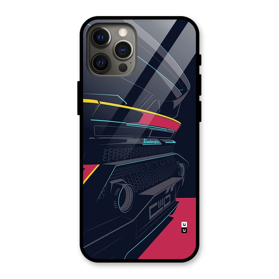 Super Car Parked Glass Back Case for iPhone 12 Pro Max