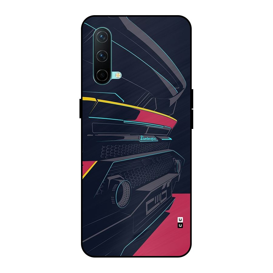 Super Car Parked Metal Back Case for OnePlus Nord CE 5G