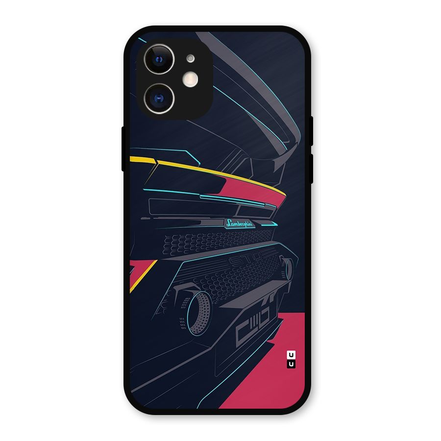 Super Car Parked Metal Back Case for iPhone 12