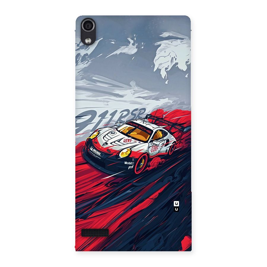 Super Car illustration Back Case for Ascend P6