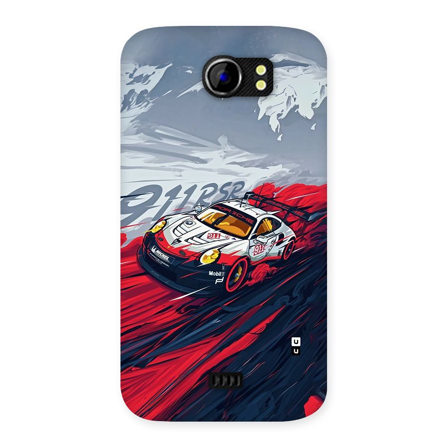 Super Car illustration Back Case for Canvas 2 A110