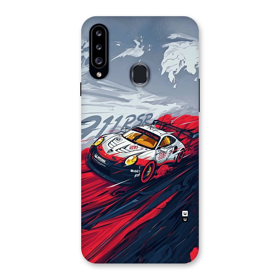 Super Car illustration Back Case for Galaxy A20s