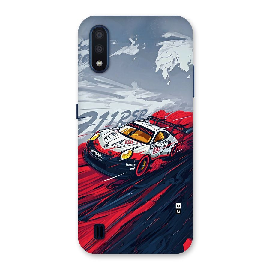 Super Car illustration Back Case for Galaxy M01