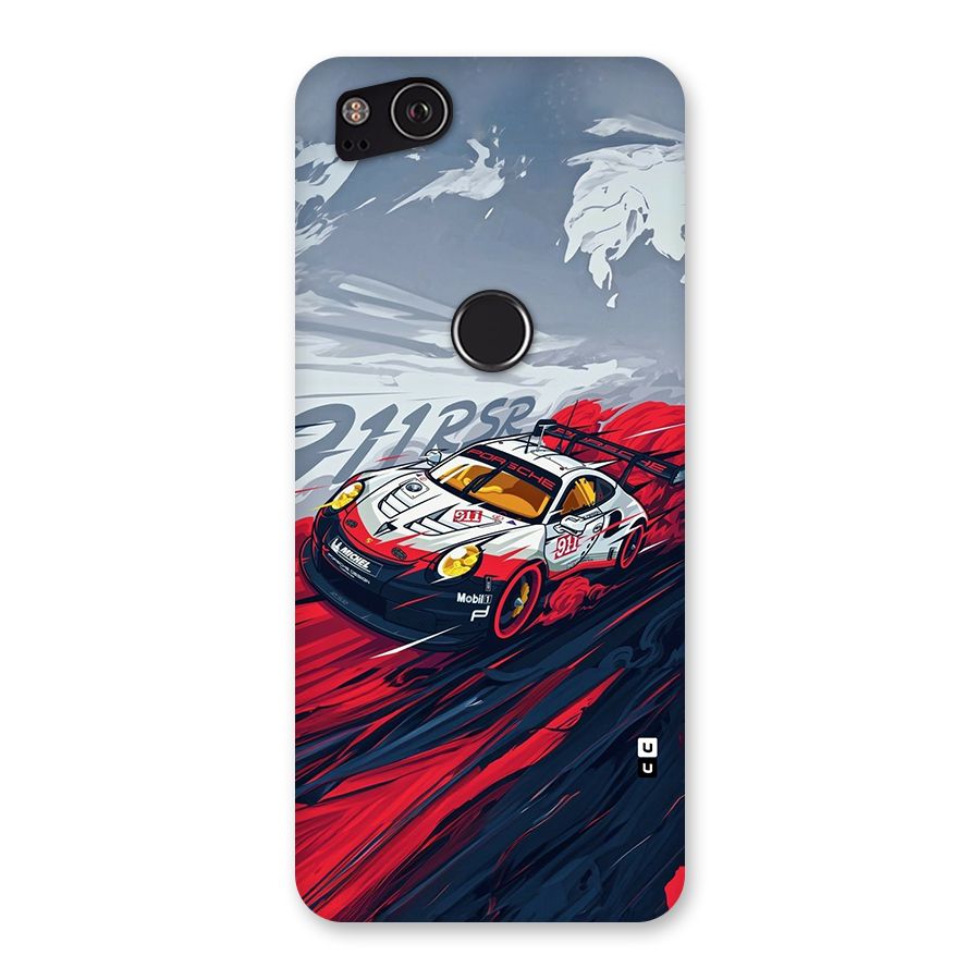 Super Car illustration Back Case for Google Pixel 2