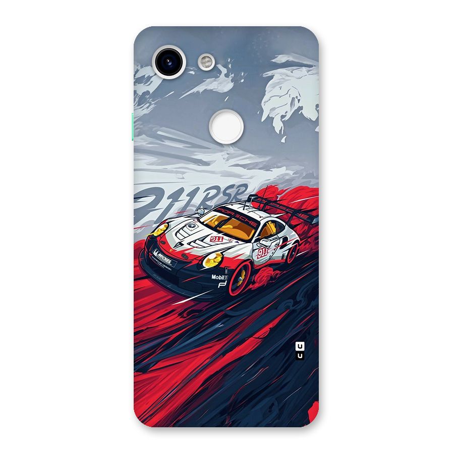 Super Car illustration Back Case for Google Pixel 3