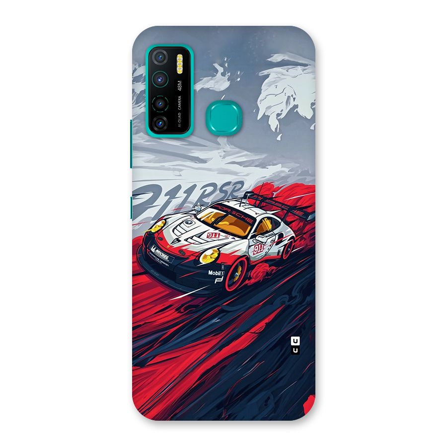 Super Car illustration Back Case for Infinix Hot 9 Pro