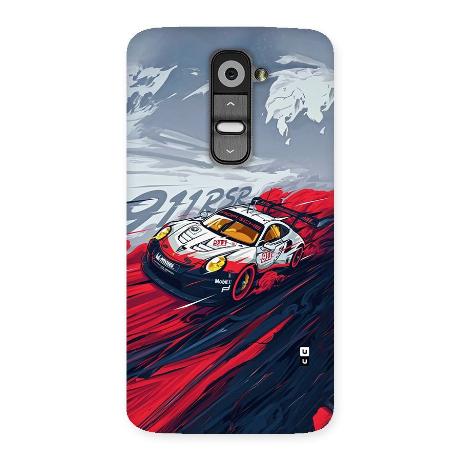 Super Car illustration Back Case for LG G2