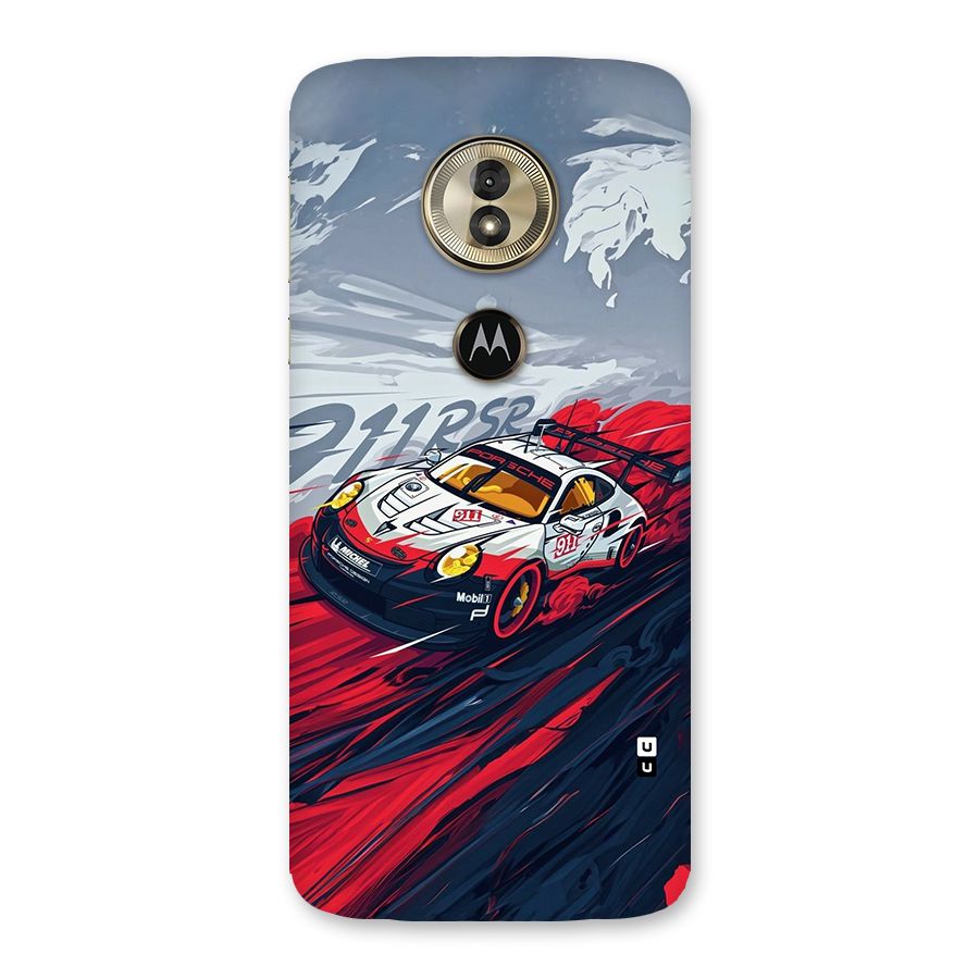 Super Car illustration Back Case for Moto G6 Play
