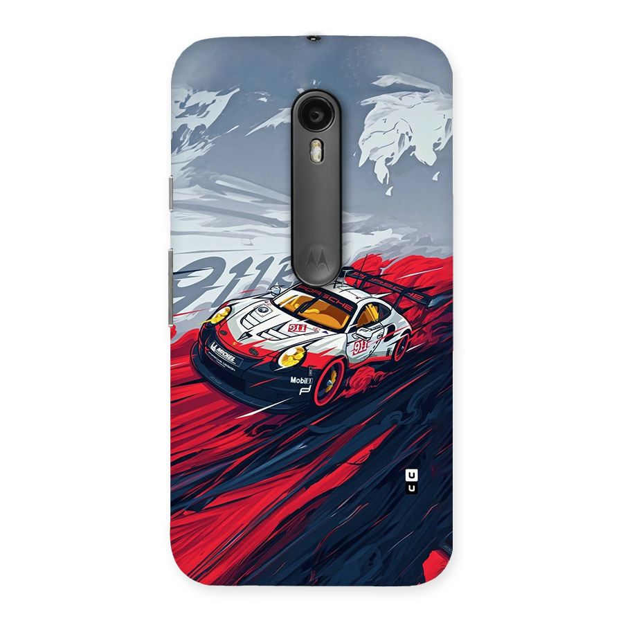 Super Car illustration Back Case for Moto G Turbo