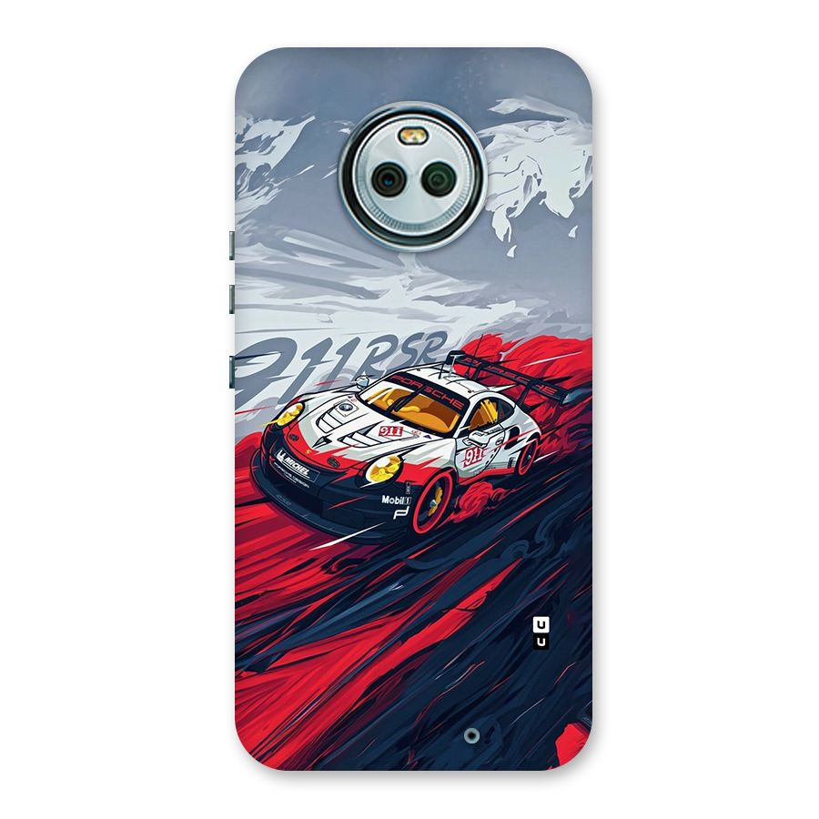 Super Car illustration Back Case for Moto X4