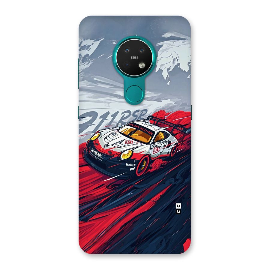 Super Car illustration Back Case for Nokia 7.2