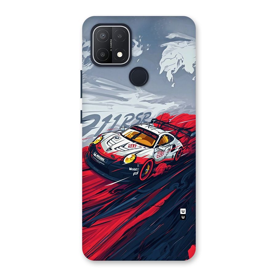 Super Car illustration Back Case for Oppo A15s
