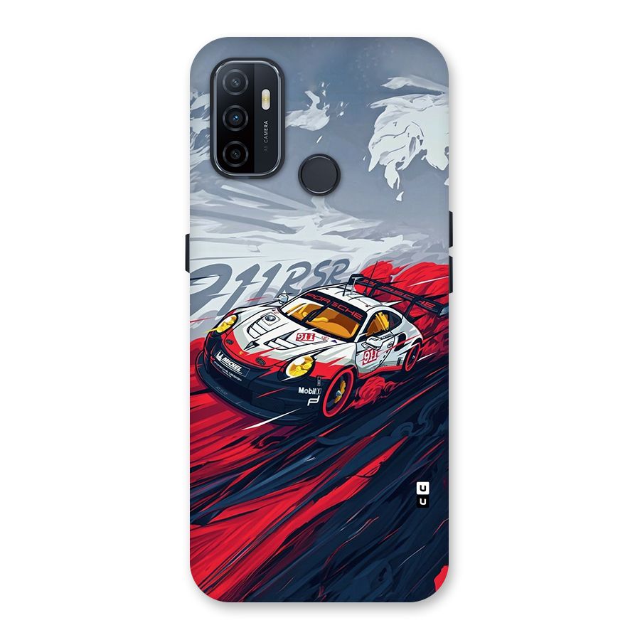 Super Car illustration Back Case for Oppo A53