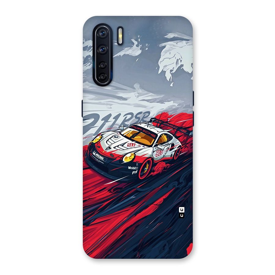 Super Car illustration Back Case for Oppo F15