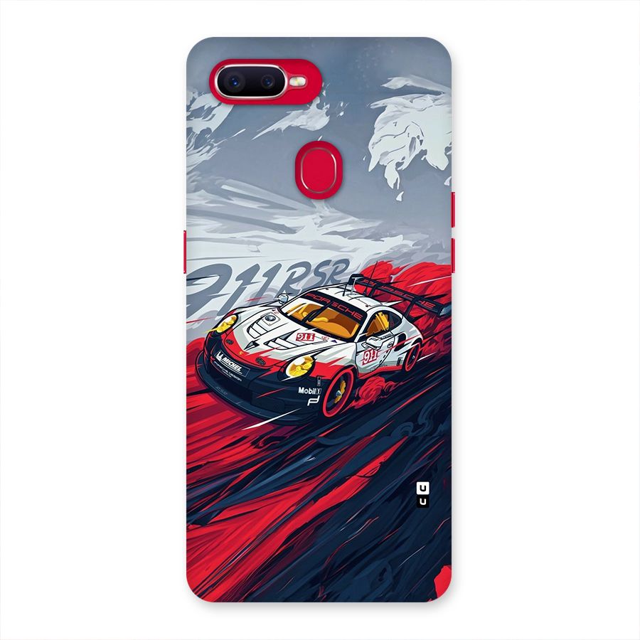 Super Car illustration Back Case for Oppo F9 Pro