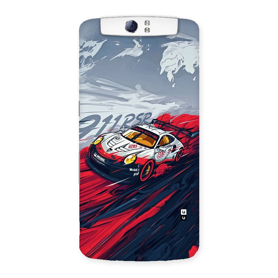 Super Car illustration Back Case for Oppo N1