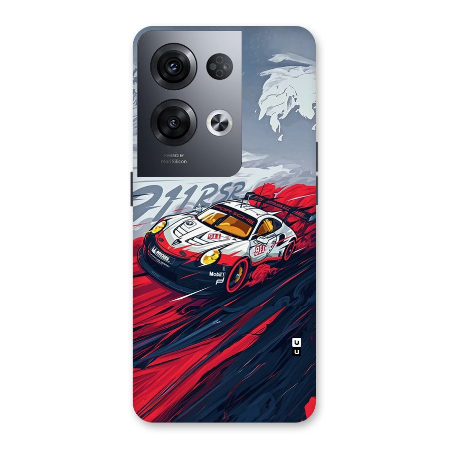 Super Car illustration Back Case for Oppo Reno8 Pro 5G