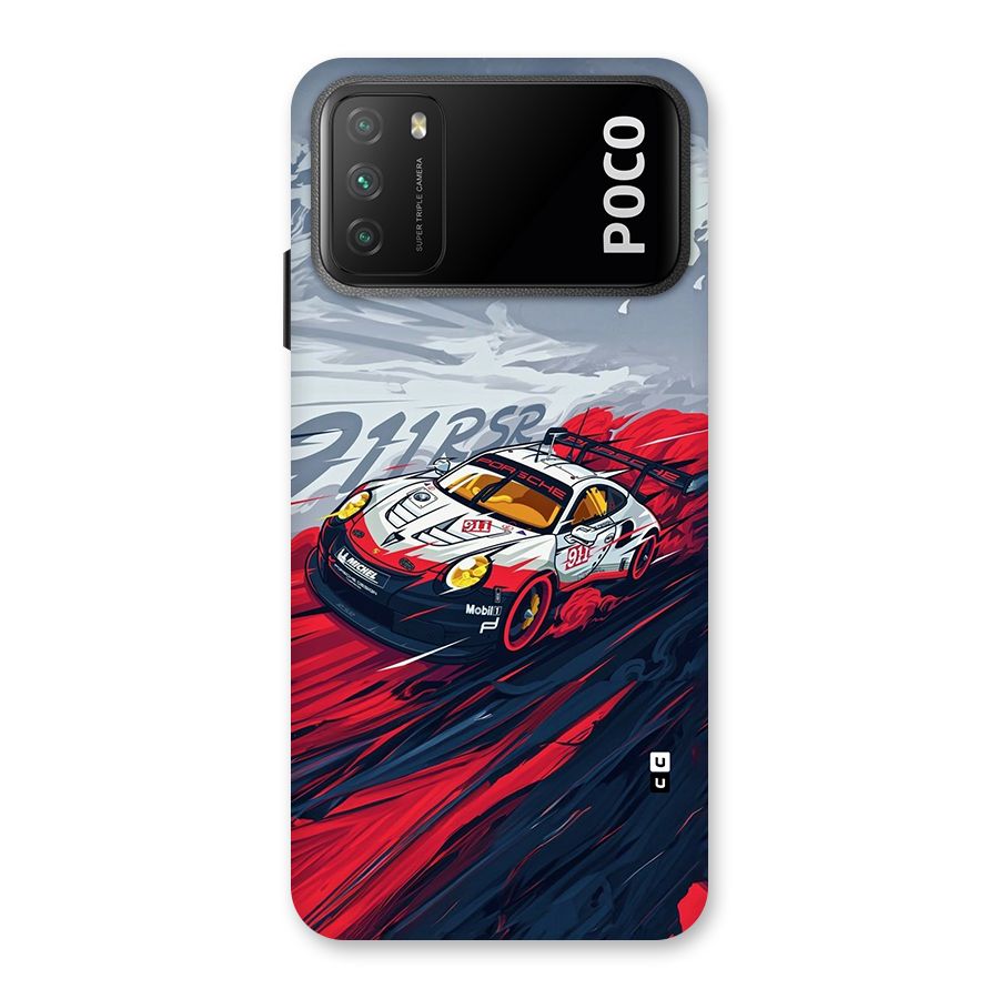 Super Car illustration Back Case for Poco M3