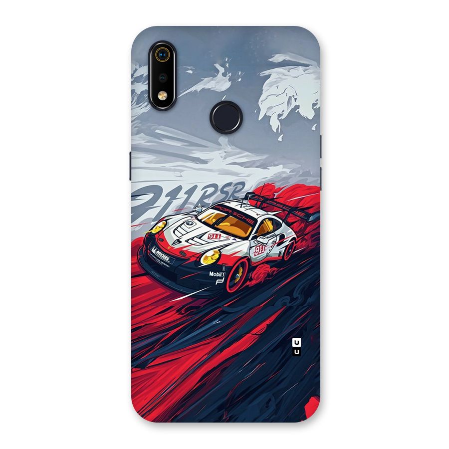 Super Car illustration Back Case for Realme 3i