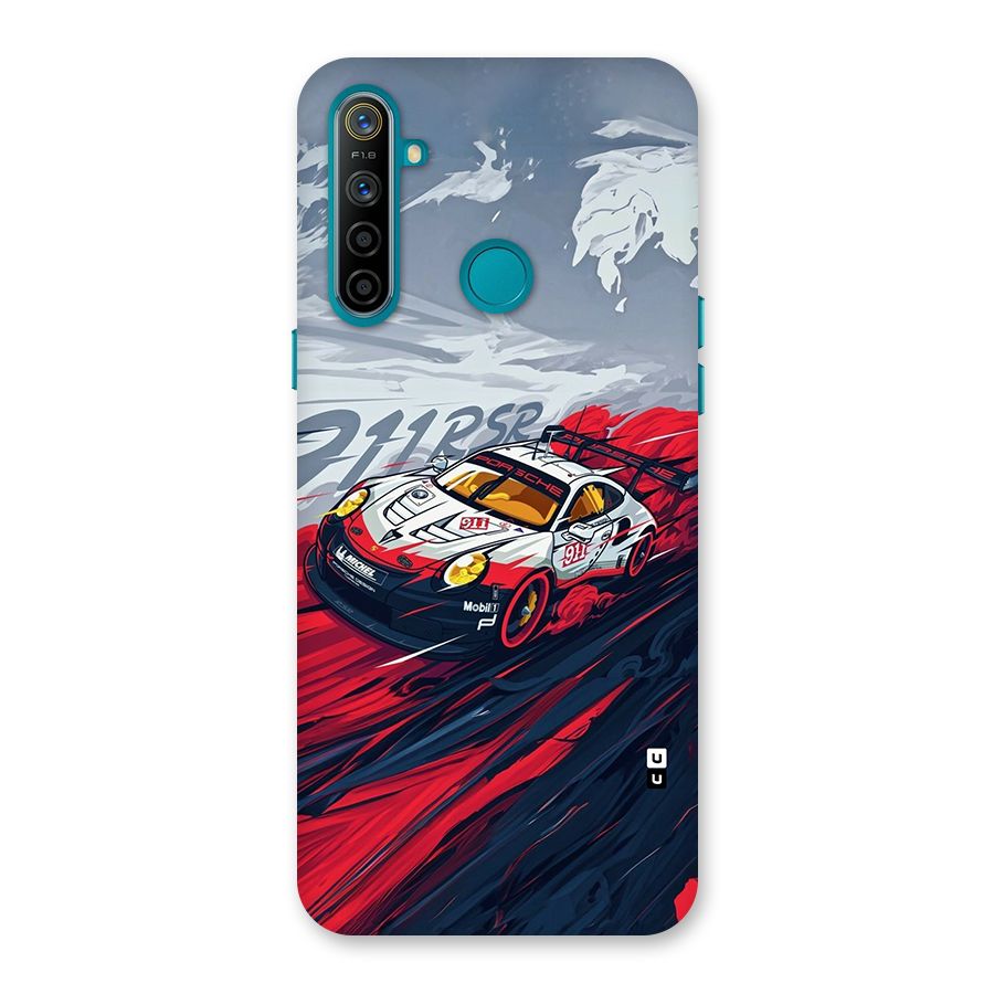 Super Car illustration Back Case for Realme 5i
