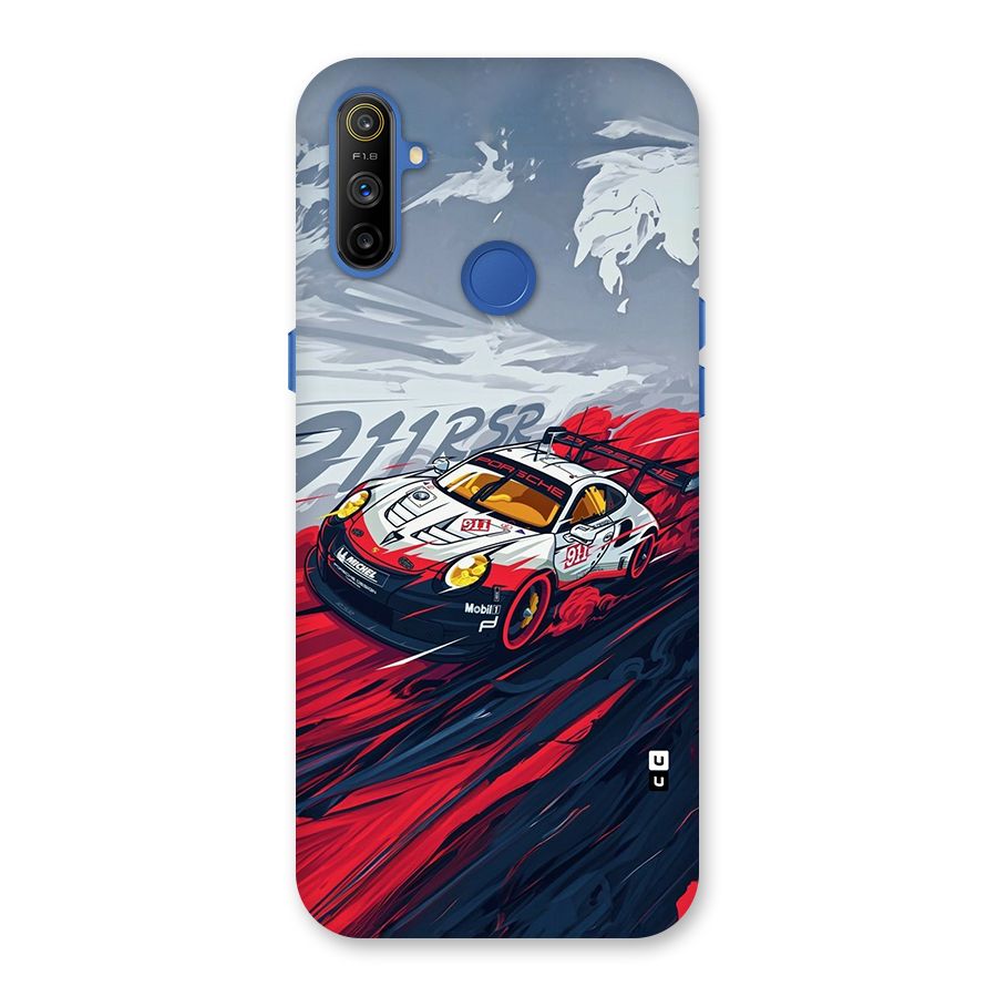 Super Car illustration Back Case for Realme Narzo 10A