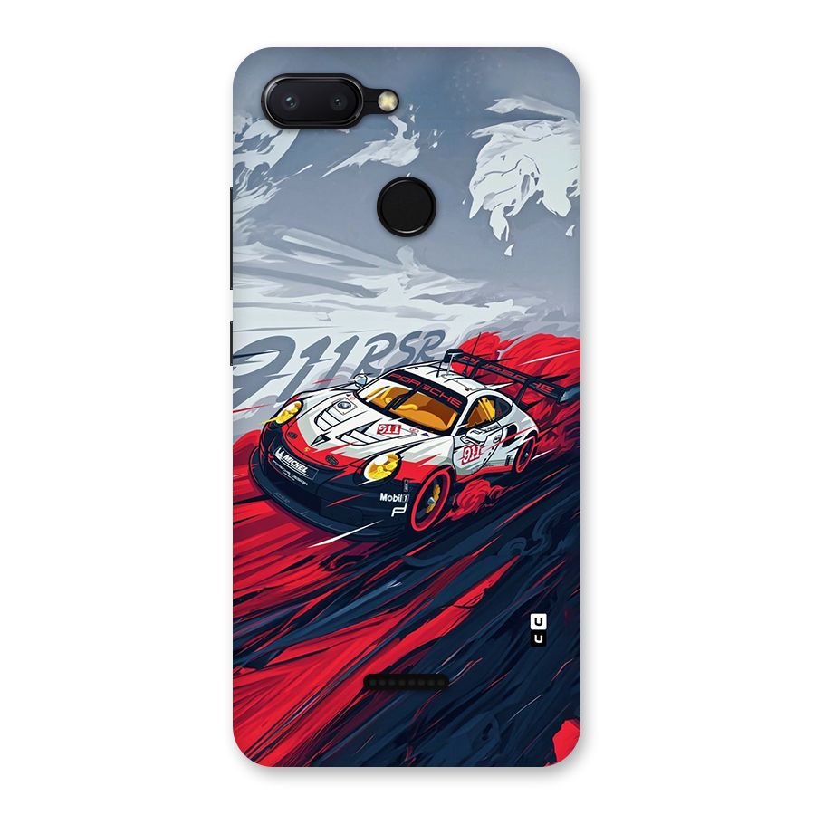 Super Car illustration Back Case for Redmi 6