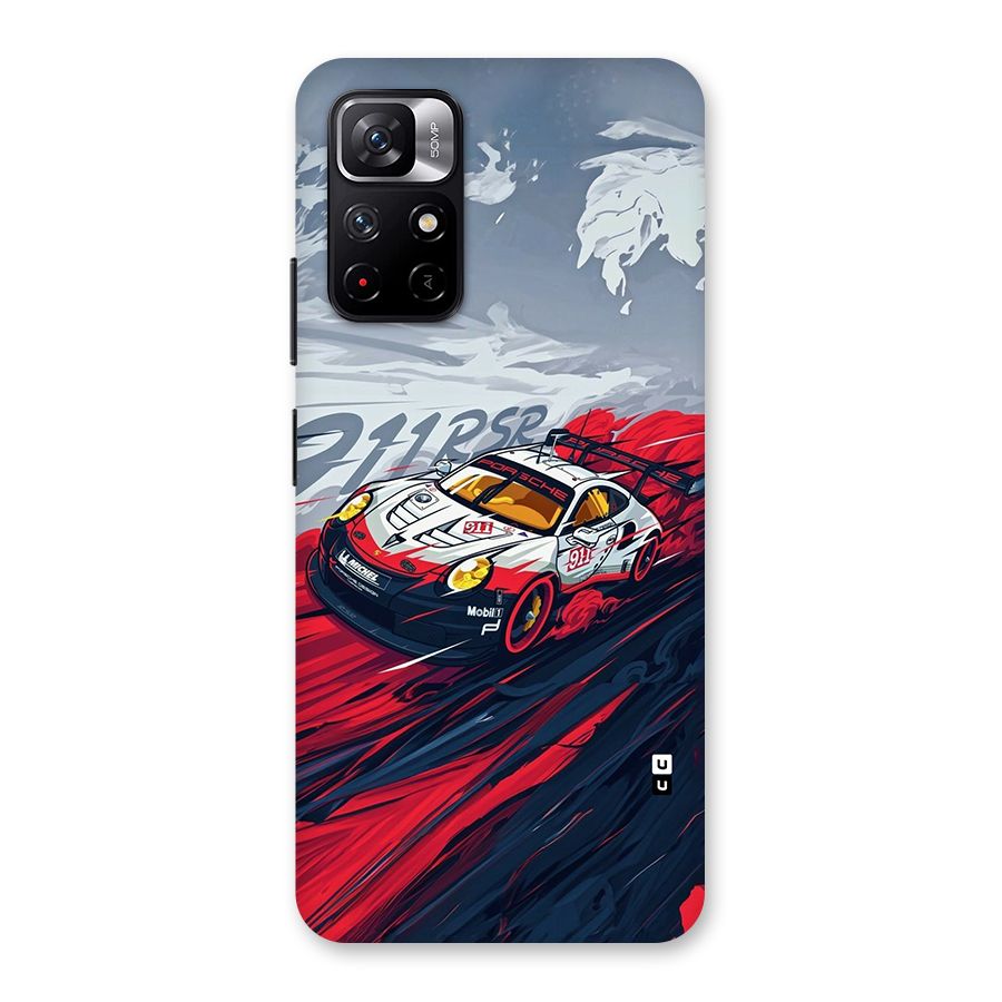 Super Car illustration Back Case for Redmi Note 11T 5G