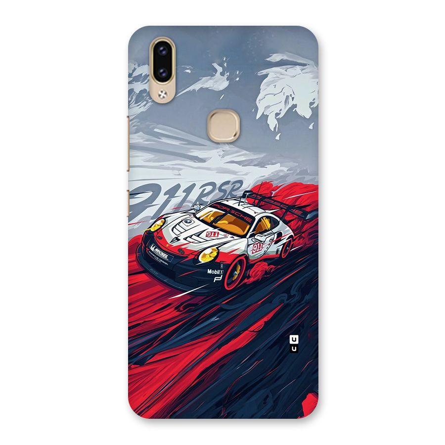 Super Car illustration Back Case for Vivo V9 Youth