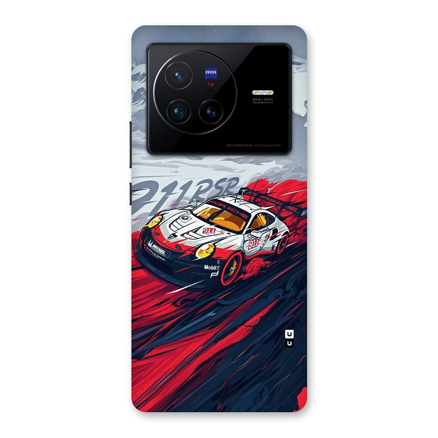 Super Car illustration Back Case for Vivo X80