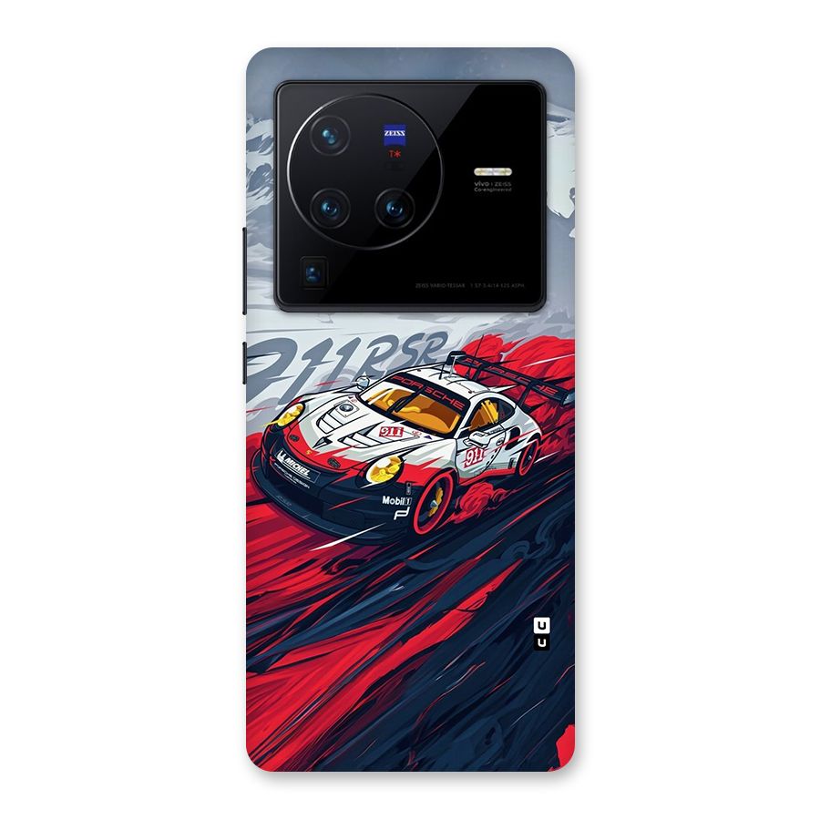 Super Car illustration Back Case for Vivo X80 Pro