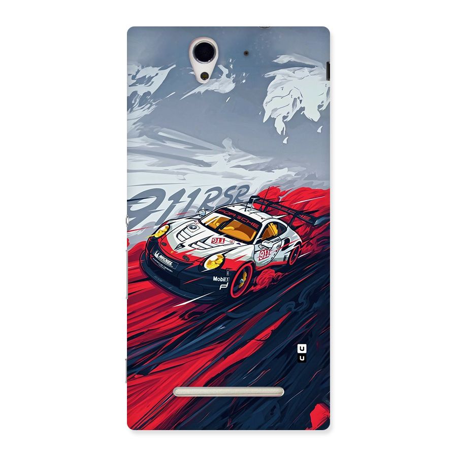 Super Car illustration Back Case for Xperia C3