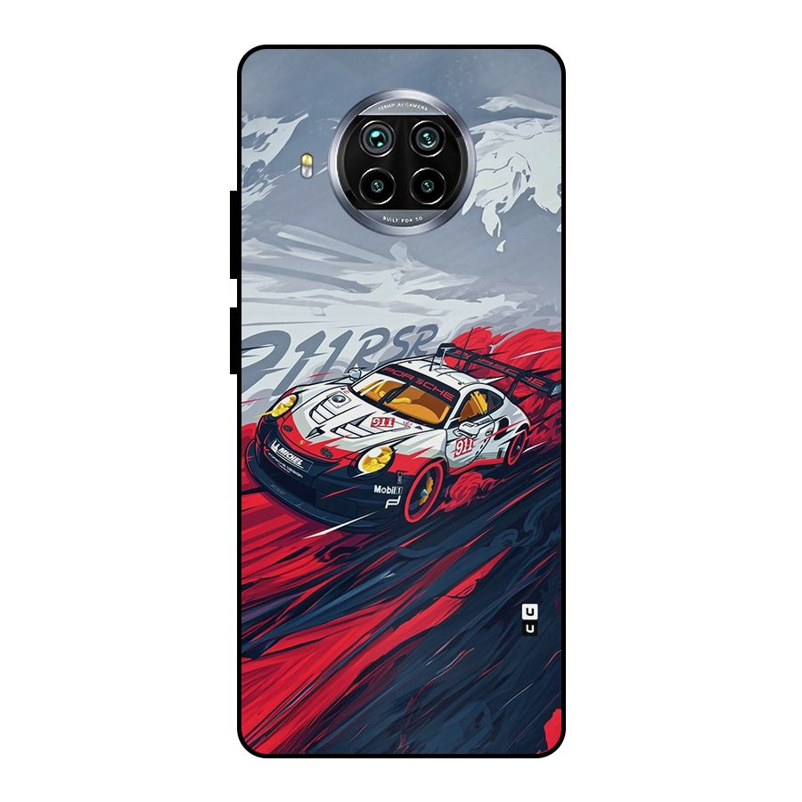 Super Car illustration Metal Back Case for Mi 10i
