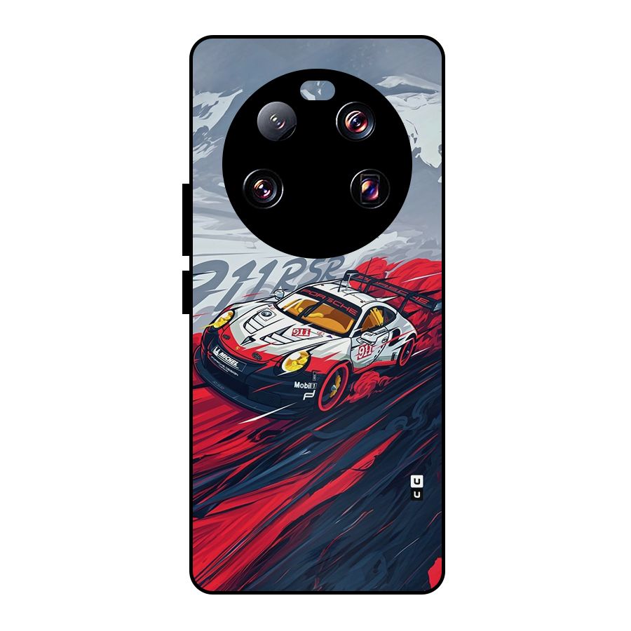 Super Car illustration Metal Back Case for Xiaomi 13 Ultra