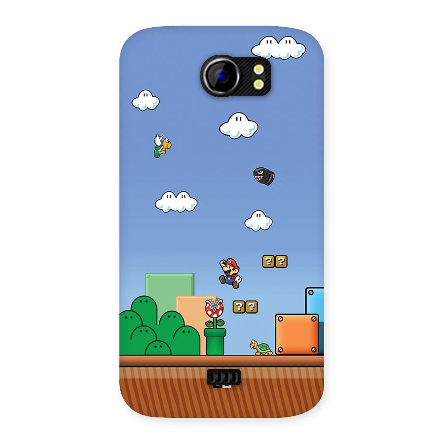 Super Plumber Back Case for Canvas 2 A110