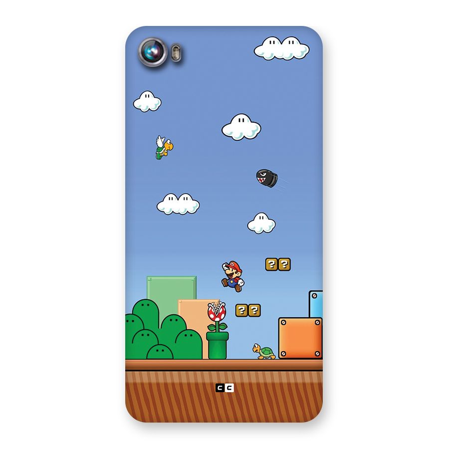 Super Plumber Back Case for Canvas Fire 4 (A107)