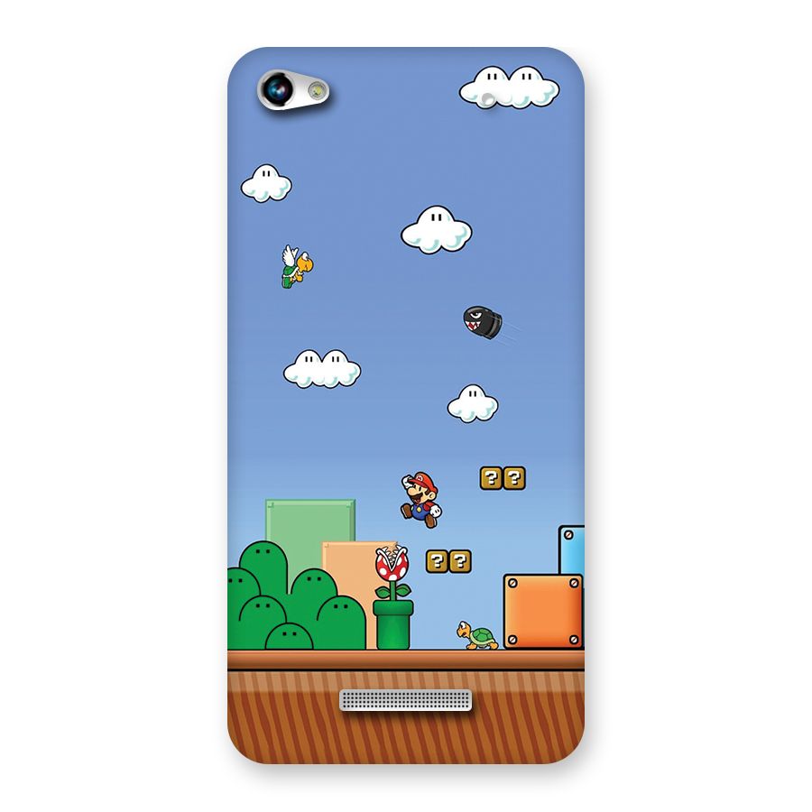 Super Plumber Back Case for Canvas Hue 2 A316