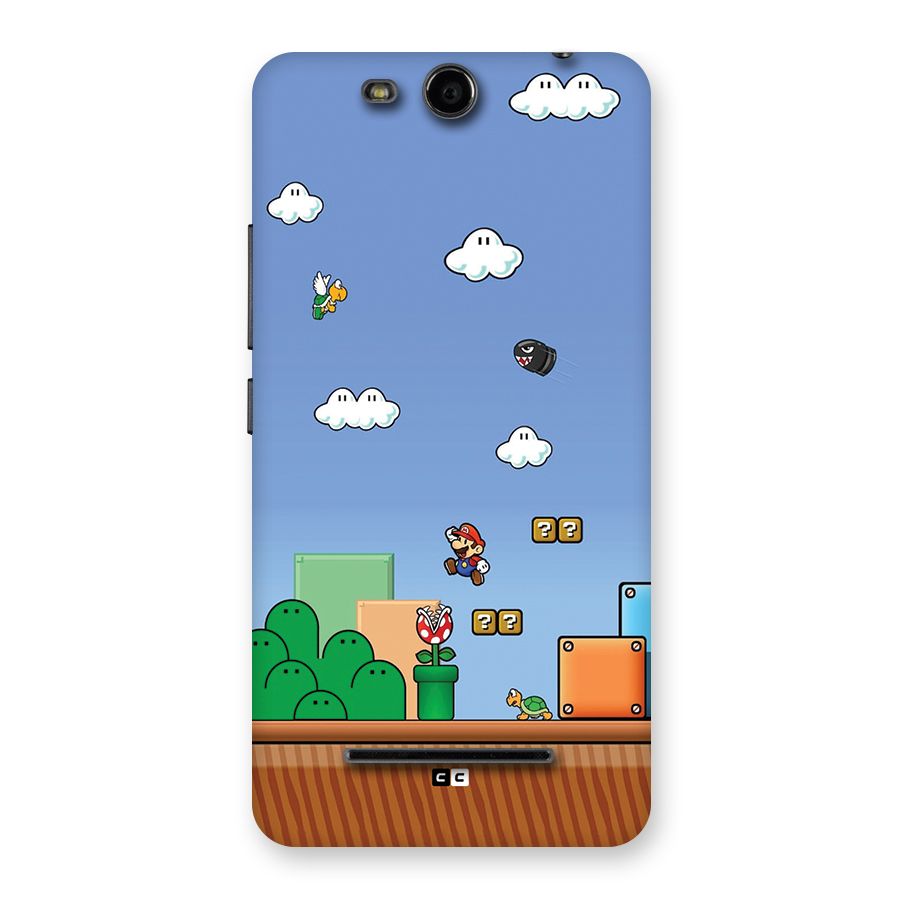Super Plumber Back Case for Canvas Juice 3 Q392