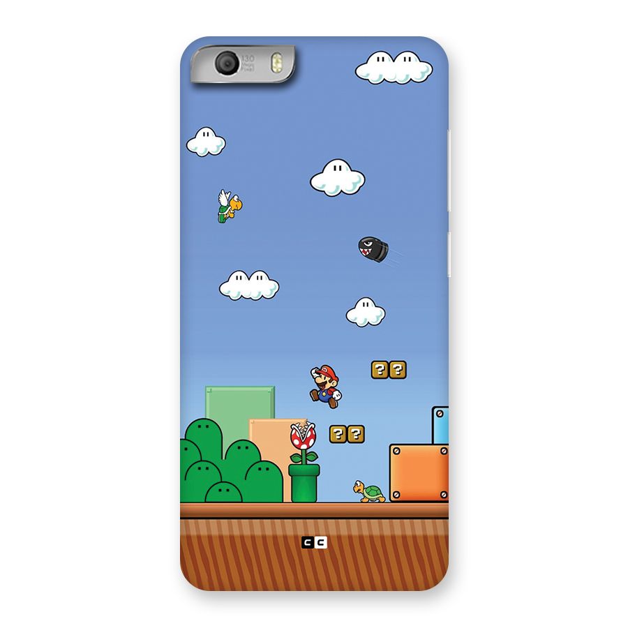 Super Plumber Back Case for Canvas Knight 2