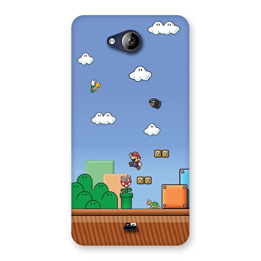 Super Plumber Back Case for Canvas Play Q355