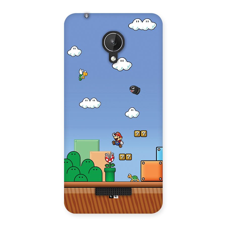 Super Plumber Back Case for Canvas Spark Q380