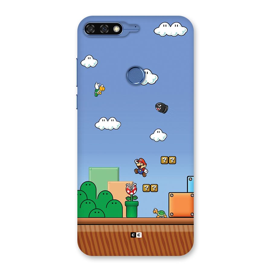 Super Plumber Back Case for Honor 7C