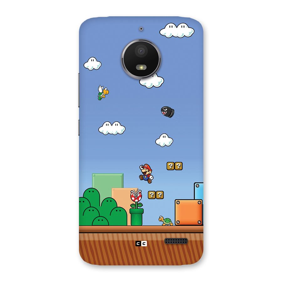 Super Plumber Back Case for Moto E4