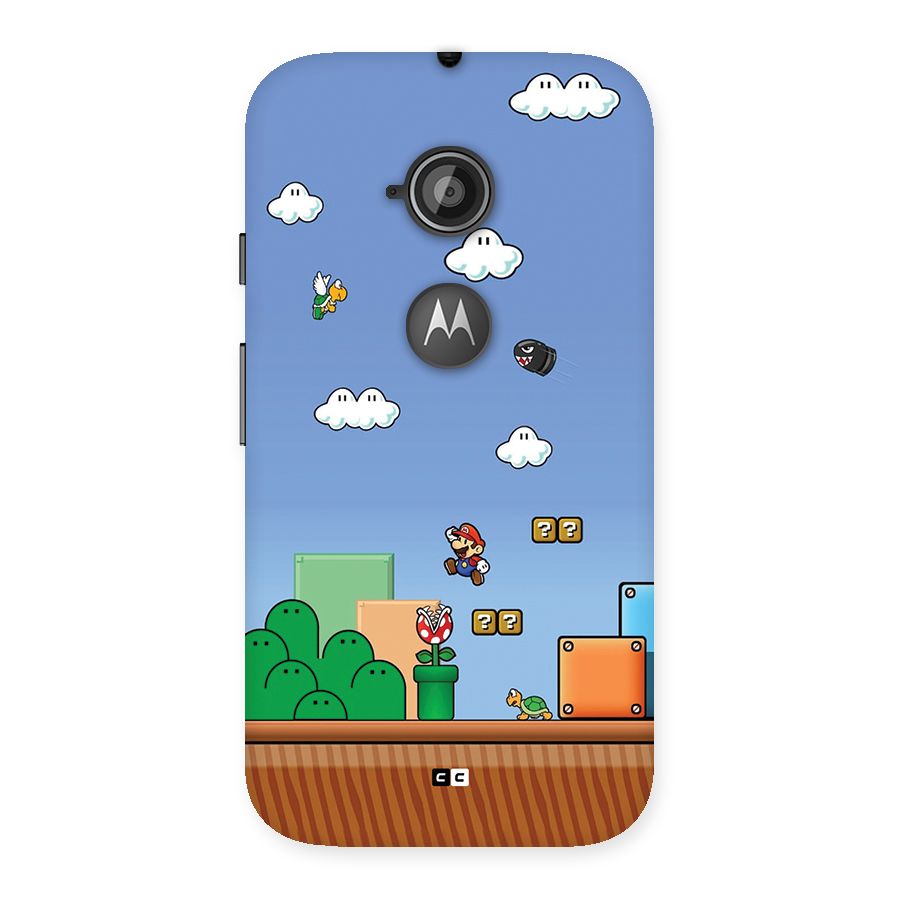 Super Plumber Back Case for Moto E 2nd Gen