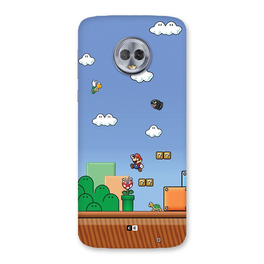 Super Plumber Back Case for Moto G6 Plus