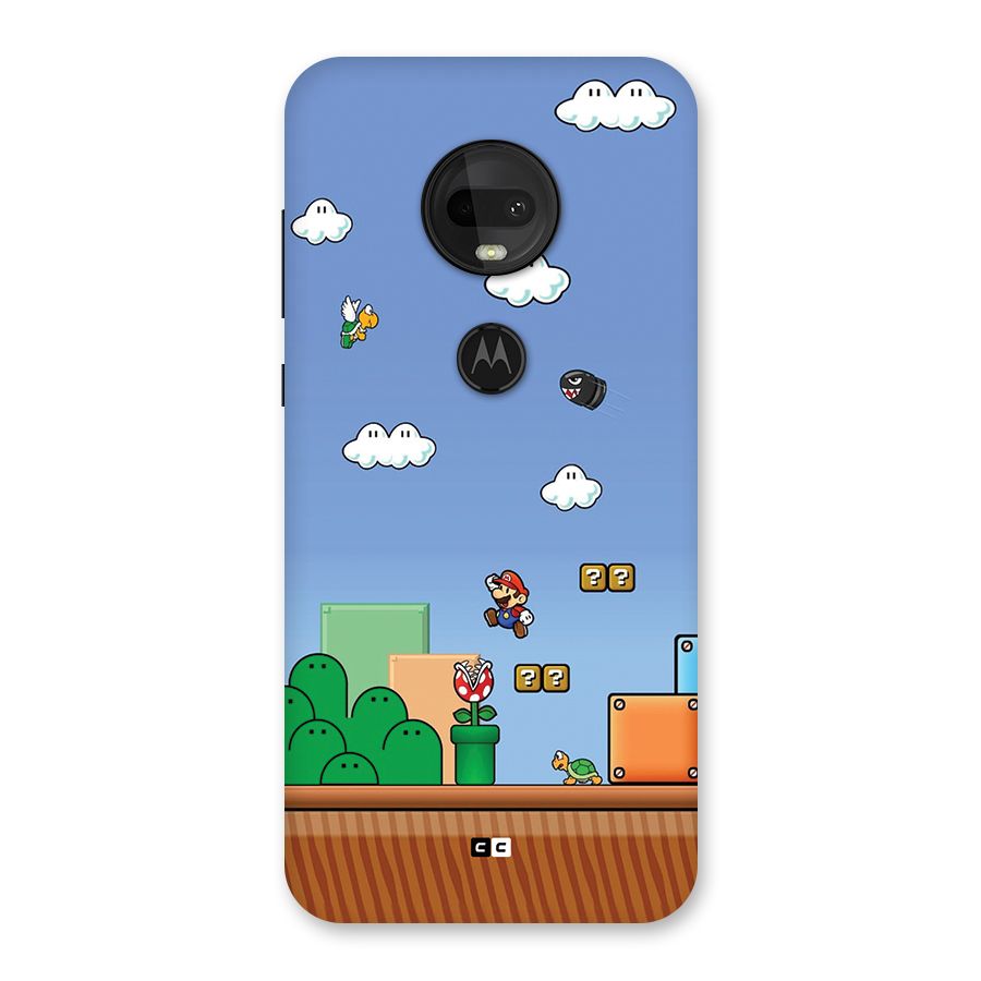 Super Plumber Back Case for Moto G7